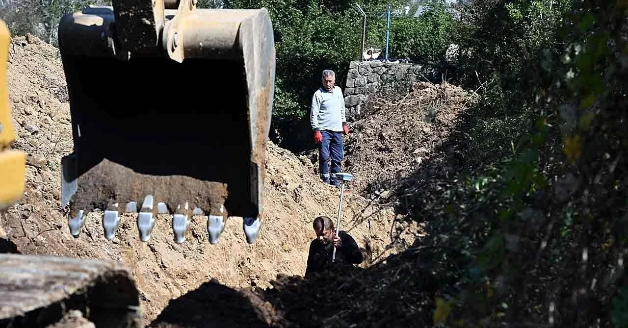 Topçalı Mahallesi'ne 800 mm çapında 150 metrelik yağmursuyu hattı