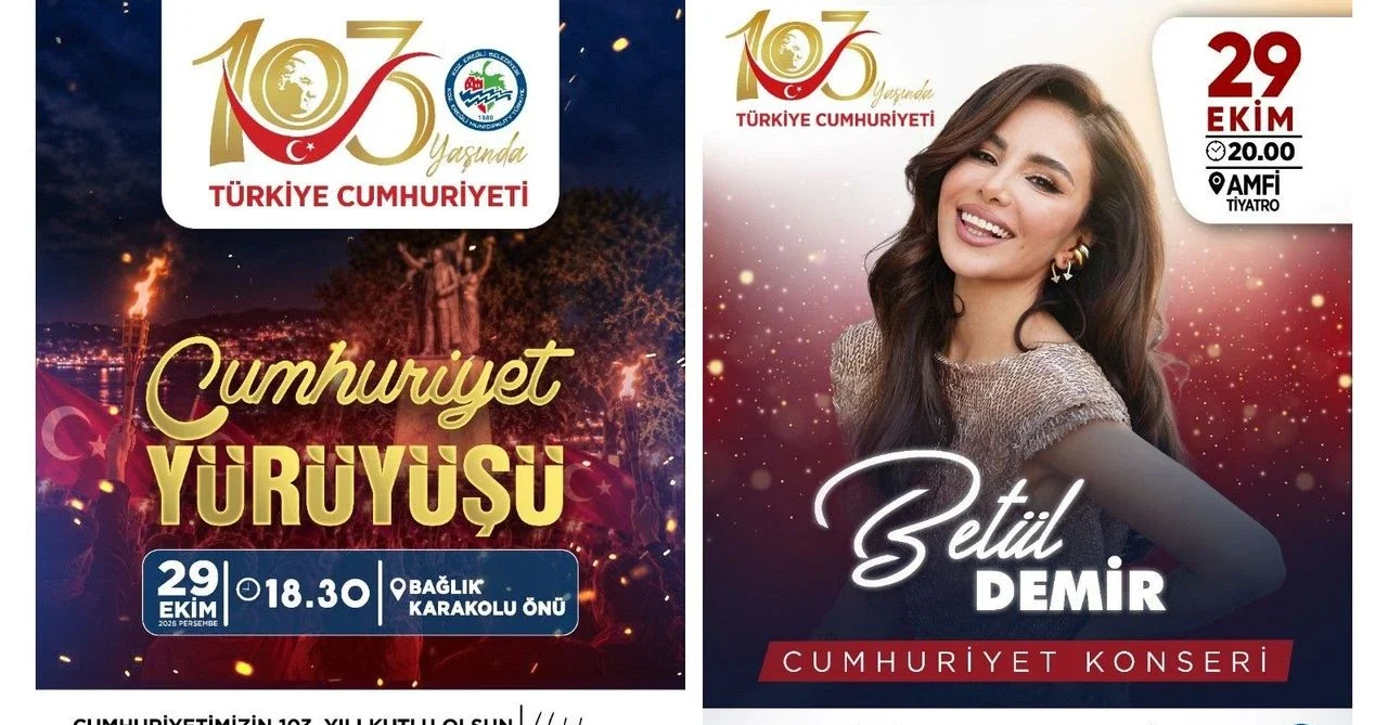 Ereğli Belediyesi 29 Ekim'de yürüyüş ve Betül Demir konseri düzenleyecek