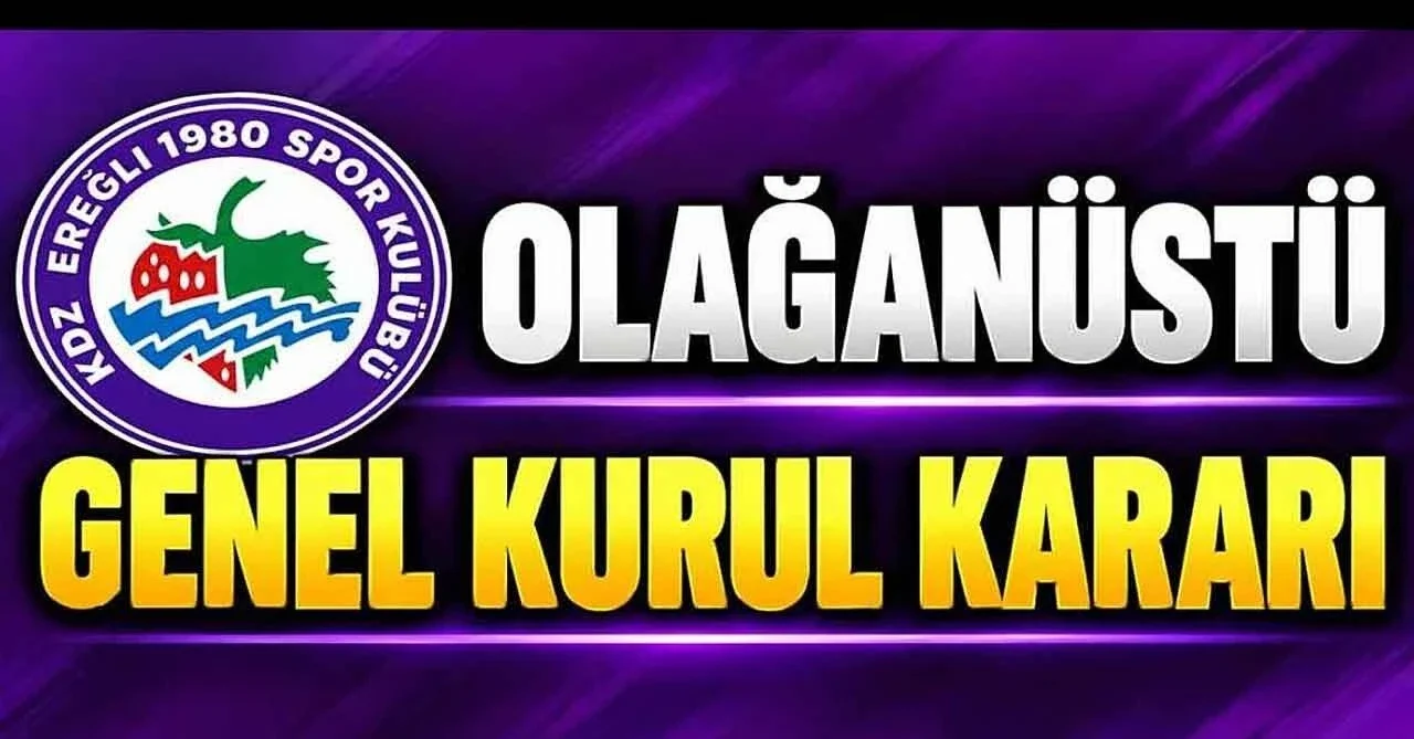 Kdz. Ereğli 1980 Spor Kulübü'nde Olağanüstü Genel Kurul Kararı