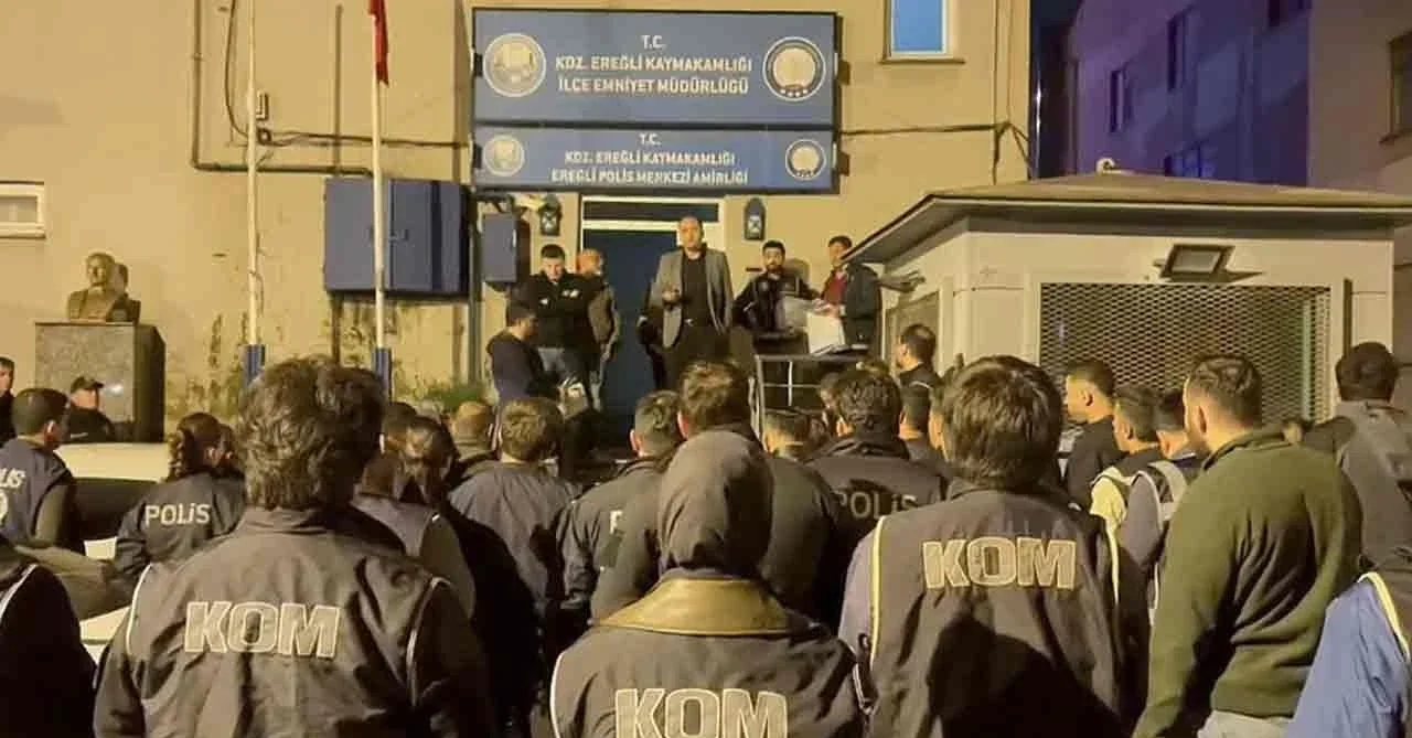 Ereğli'de ruhsatsız silah operasyonunda 3 şüpheli tutuklandı