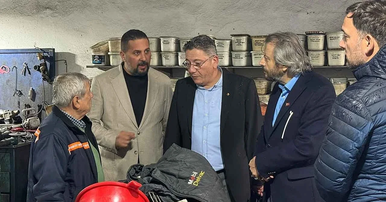 Balcı ve TSO heyeti su baskınında zarar gören esnafları ziyaret etti
